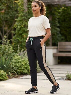 Lululemon Evergreen Side Stripe Tie Waist Jogger Track Pants